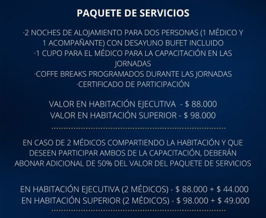 PAQUETE DE SERVICIOS